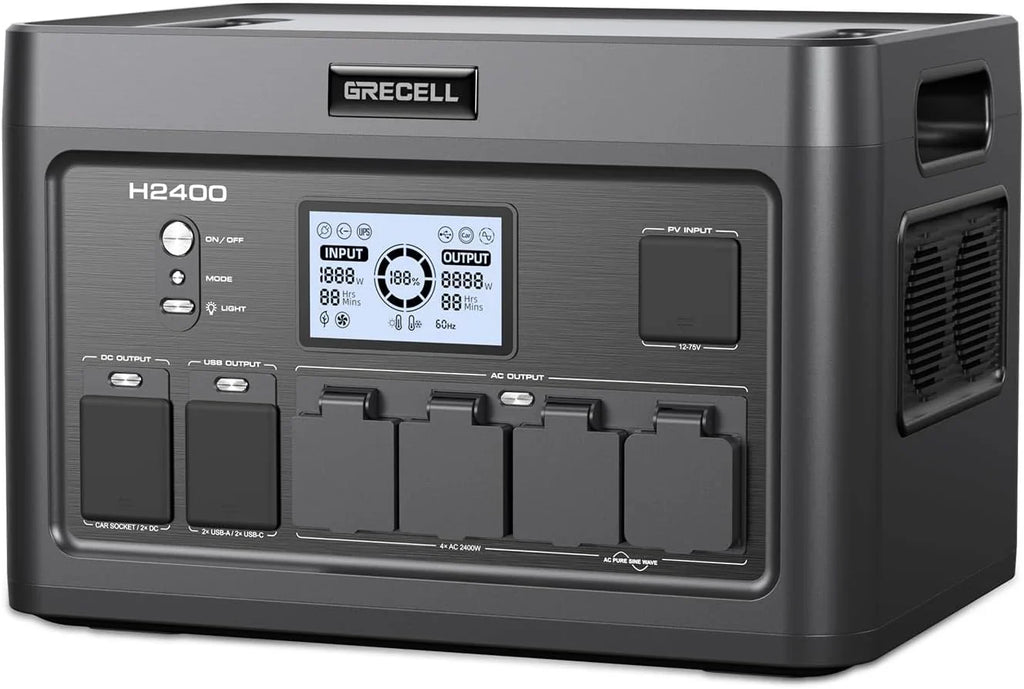 Portable Power Station 300W (Peak 600W) 230.88Wh Solar Generator 60W USB-C PD Output