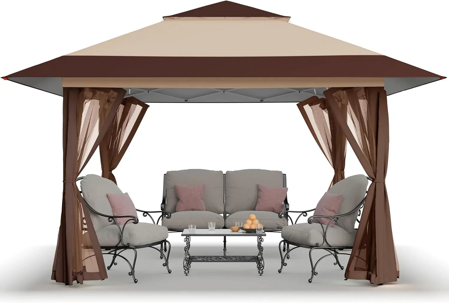 CROWN SHADES 13x13 Pop Up Gazebo Canopy Tent Gazebos on Clearance Outdoor Gazebo