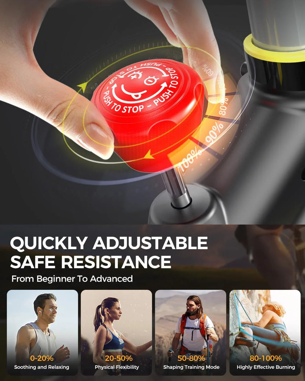 pooboo Exercise Bike Adjustable Magnetic/Brake Pad Resistance Silent Belt Drive Cycling Bike