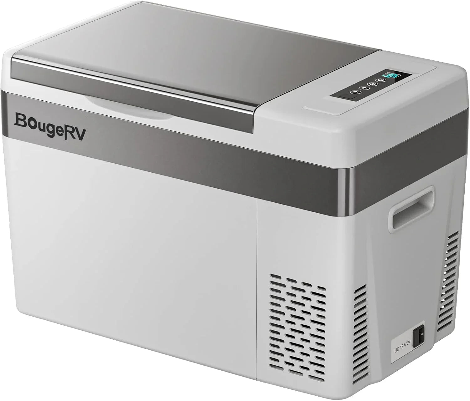 BougeRV 12 Volt Refrigerator 12V Car Fridge 23 Quart Portable Freezer Compressor Cooler