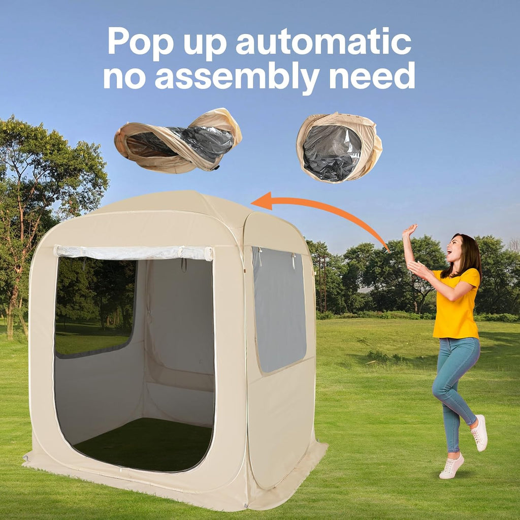 Alvantor Screen House Gazebo Pop Up Igloo Screened Canopy Tent with Mosquito Netting Sides