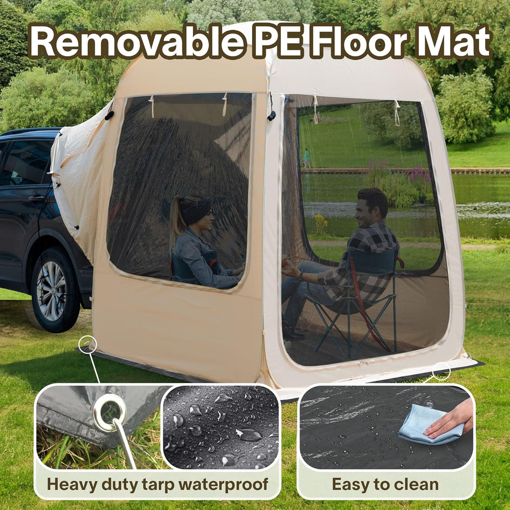 Alvantor Screen House Gazebo Pop Up Igloo Screened Canopy Tent with Mosquito Netting Sides