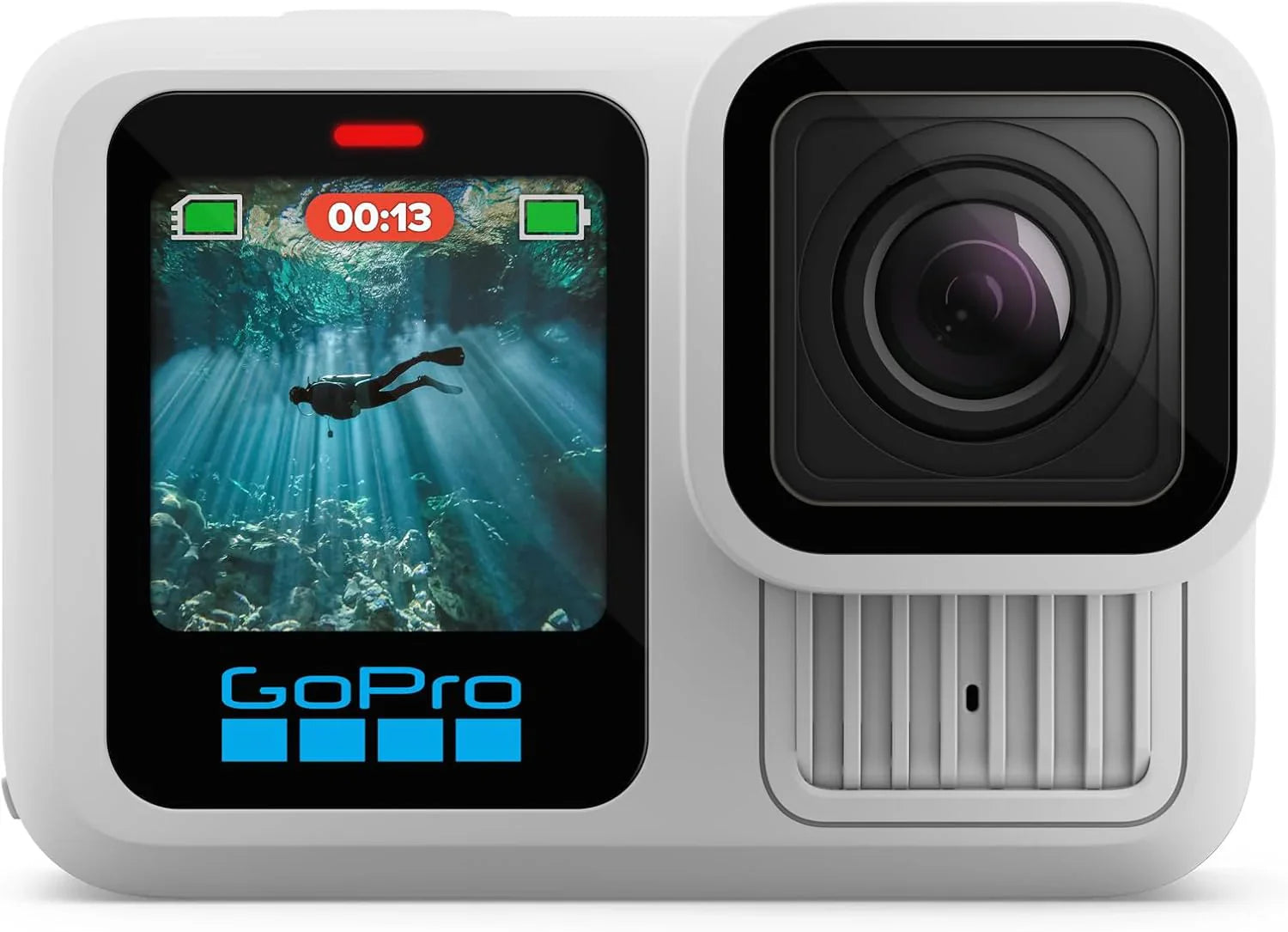 Black Waterproof Action Camera with 5.3K60 Video 27MP Photo Compatability HB-Series Lenses