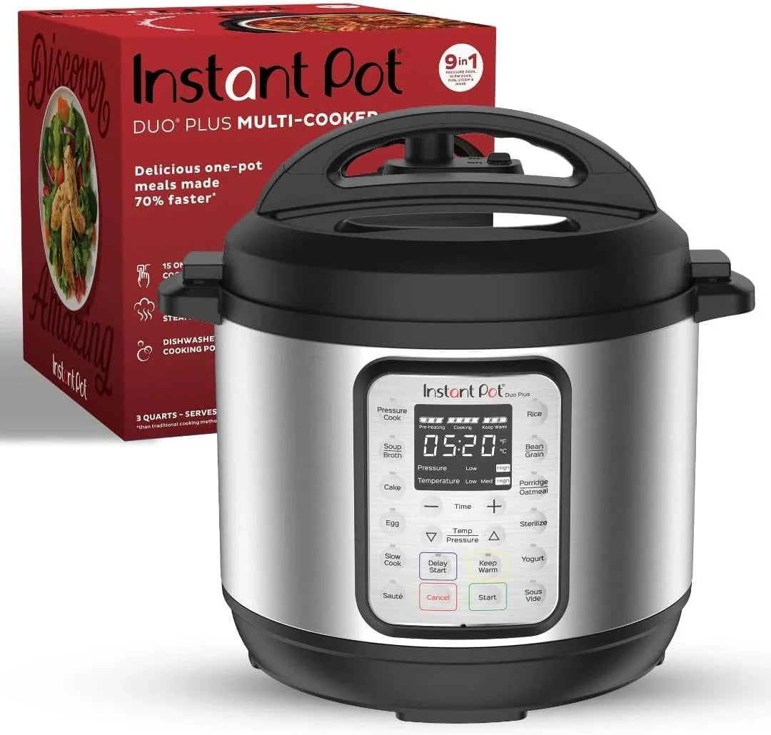 9-in-1 Multicooker Pressure Cooker Slow Cook Rice Maker Steamer Sauté Yogurt Warmer Sterilizer
