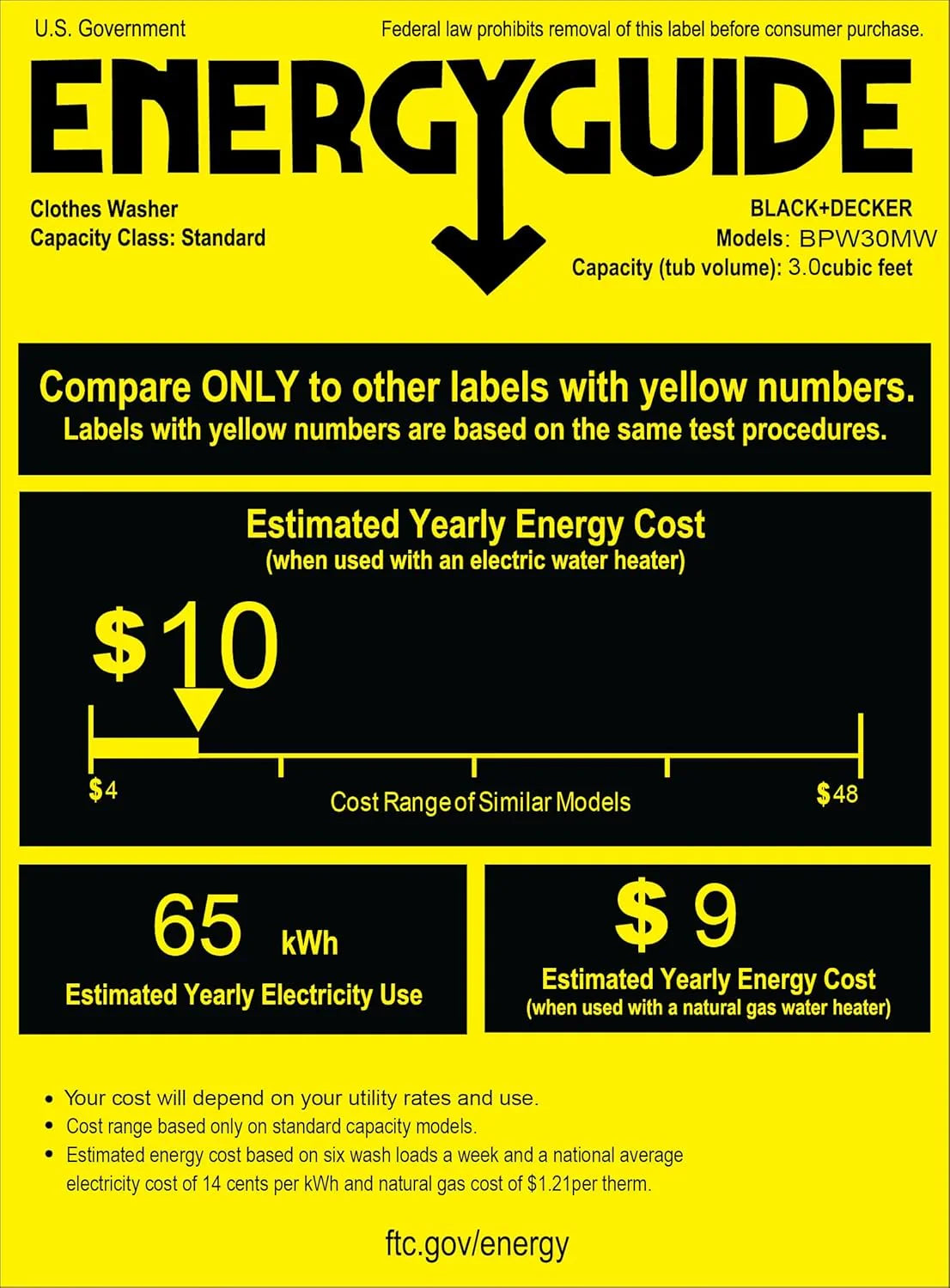 Portable Washer 6.6 lb. Capacity Washing Machine for Homes & Apartments 5 Wash Cycles