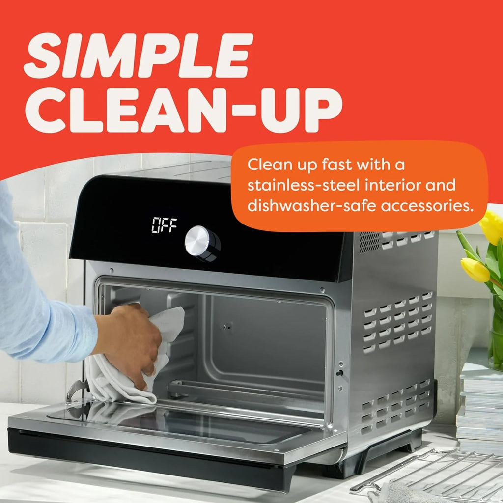 Instant Pot Omni Plus 19QT/18L Toaster Oven Air Fryer 10-in-1 Functions Fits 12" Pizza Crisp Broil