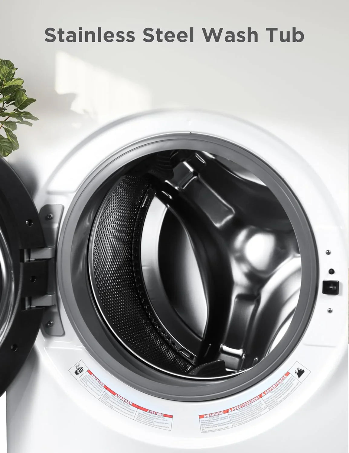 Portable Washer 6.6 lb. Capacity Washing Machine for Homes & Apartments 5 Wash Cycles