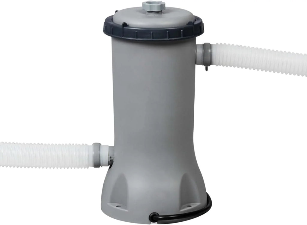 Power Steel 14' x 8'2" x 39.5" Oval Above Ground Pool Set Includes 530gal Filter Pump Ladder