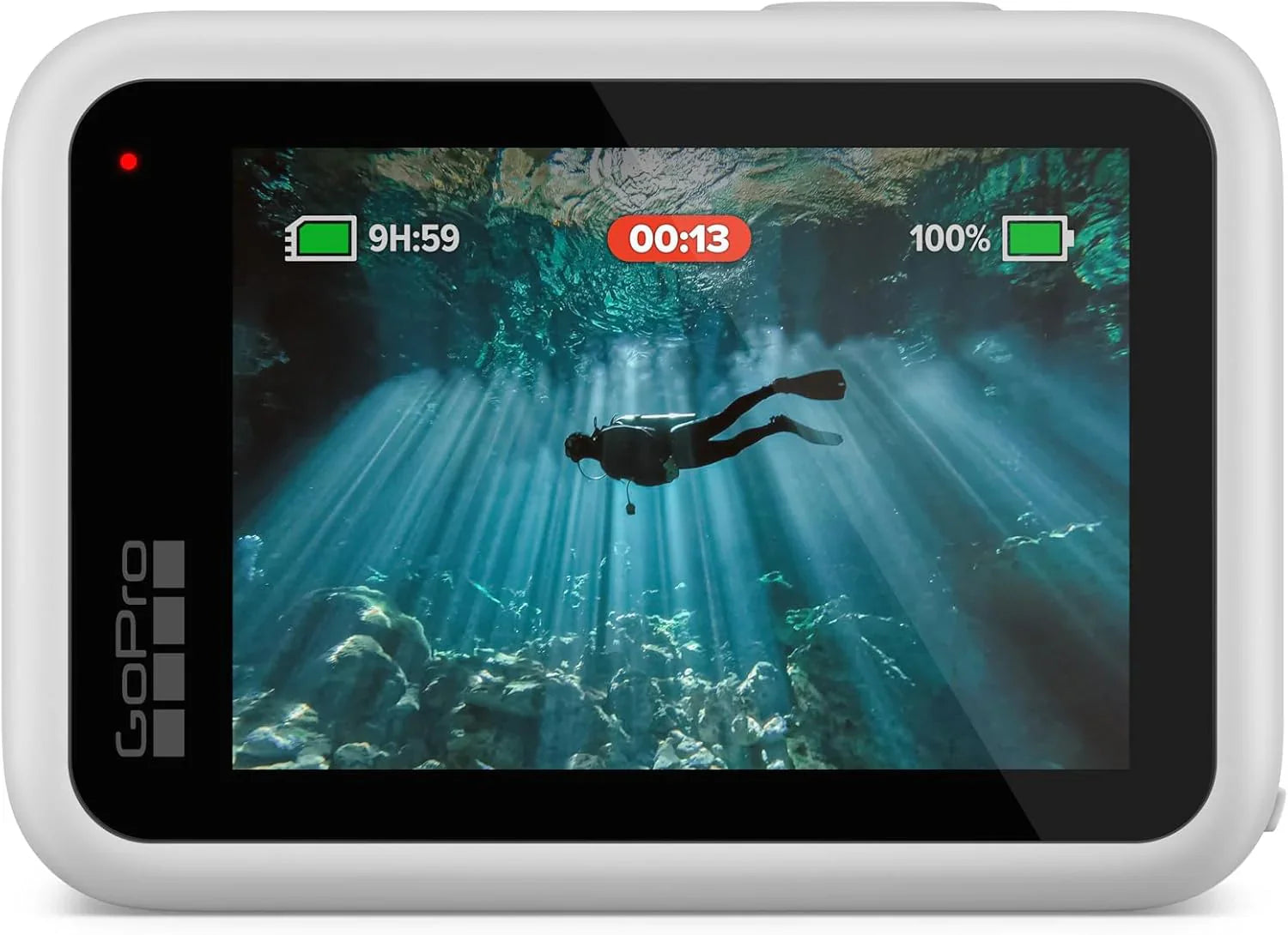 Black Waterproof Action Camera with 5.3K60 Video 27MP Photo Compatability HB-Series Lenses