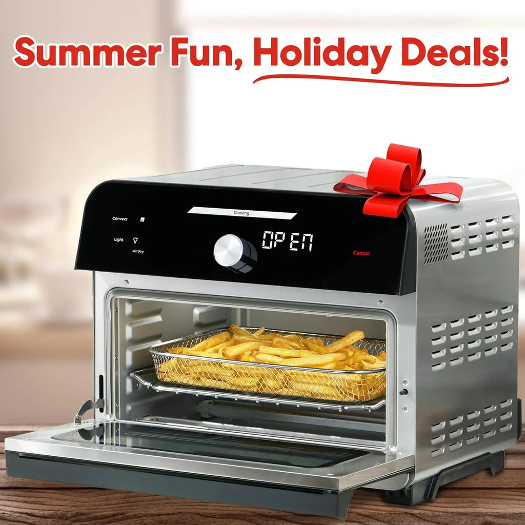 Instant Pot Omni Plus 19QT/18L Toaster Oven Air Fryer 10-in-1 Functions Fits 12" Pizza Crisp Broil
