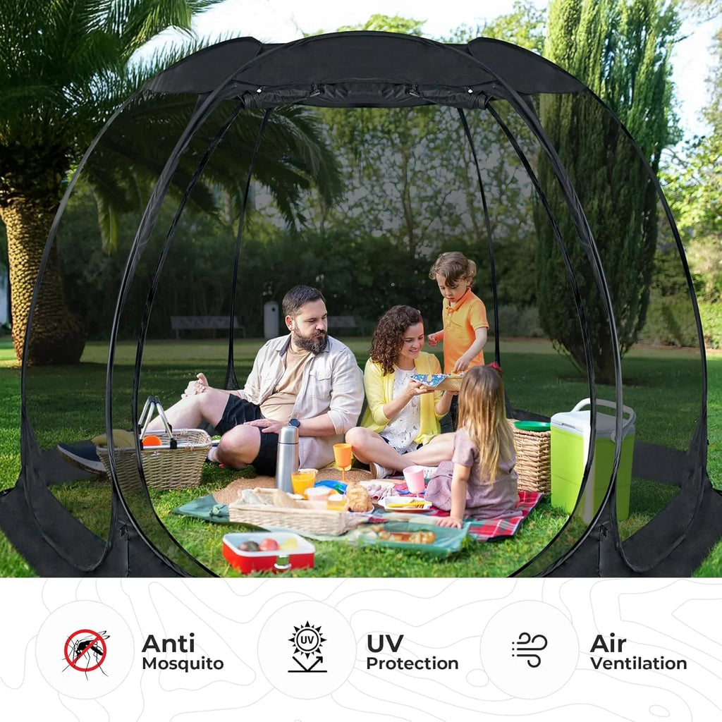 Alvantor Screen House Gazebo Pop Up Igloo Screened Canopy Tent with Mosquito Netting Sides