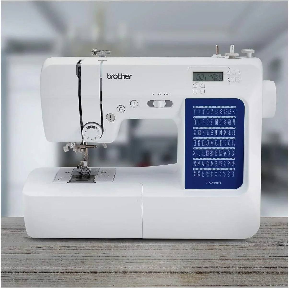 Brother CS7000X Computerized Sewing and Quilting Machine 70 Built-in Stitches LCD Display
