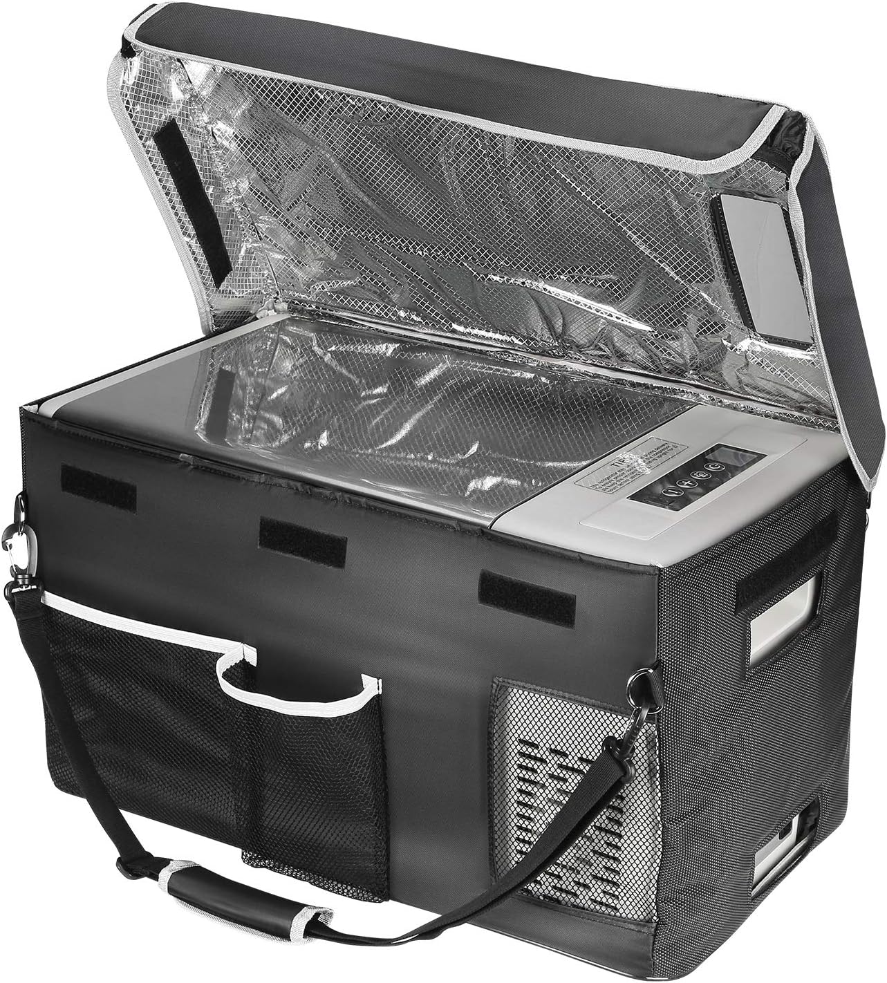 BougeRV 12 Volt Refrigerator 12V Car Fridge 23 Quart Portable Freezer Compressor Cooler