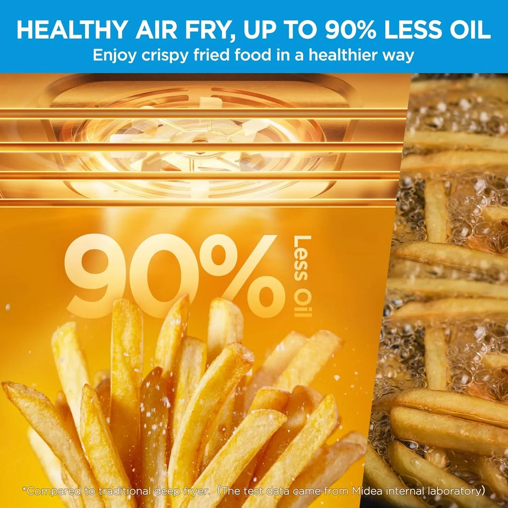 Flexify French Door Toaster Oven Air Fryer Combo 26.4 QT Extra Large Air Fryer Countertop