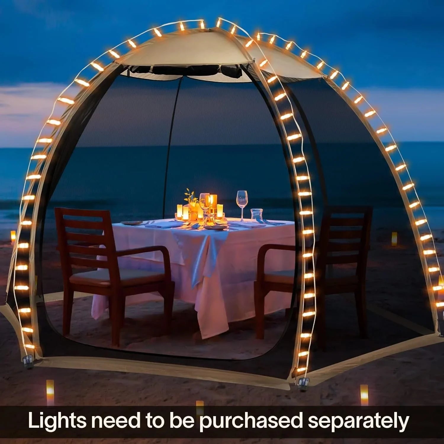 Alvantor Screen House Gazebo Pop Up Igloo Screened Canopy Tent with Mosquito Netting Sides