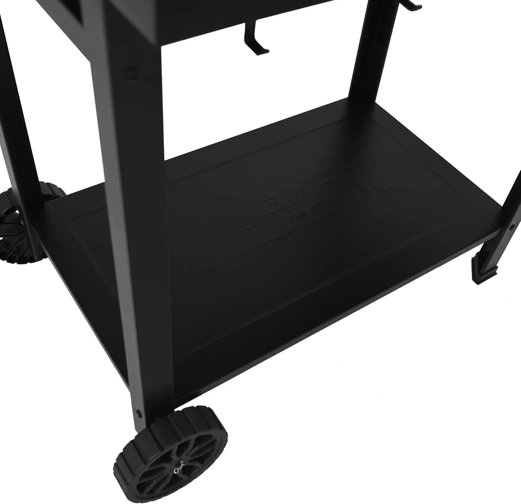 Royal Gourmet CC1830T 30-Inch Barrel Charcoal Grill Warming Rack Front Storage Basket BBQ Grill