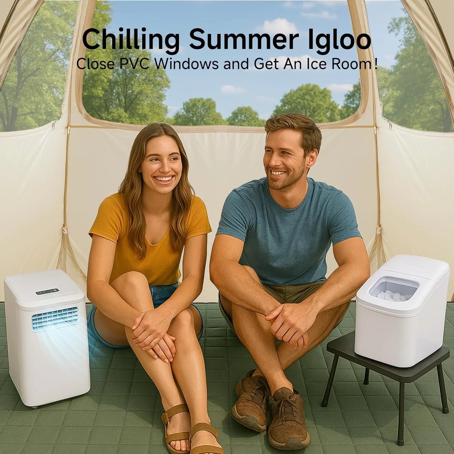 Alvantor Screen House Gazebo Pop Up Igloo Screened Canopy Tent with Mosquito Netting Sides