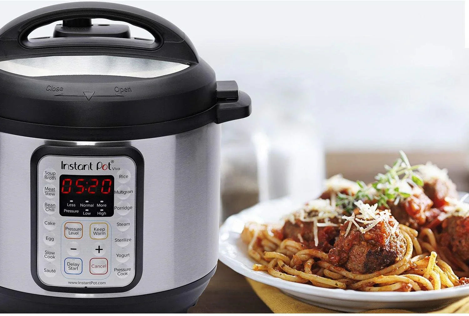9-in-1 Multicooker Pressure Cooker Slow Cook Rice Maker Steamer Sauté Yogurt Warmer Sterilizer