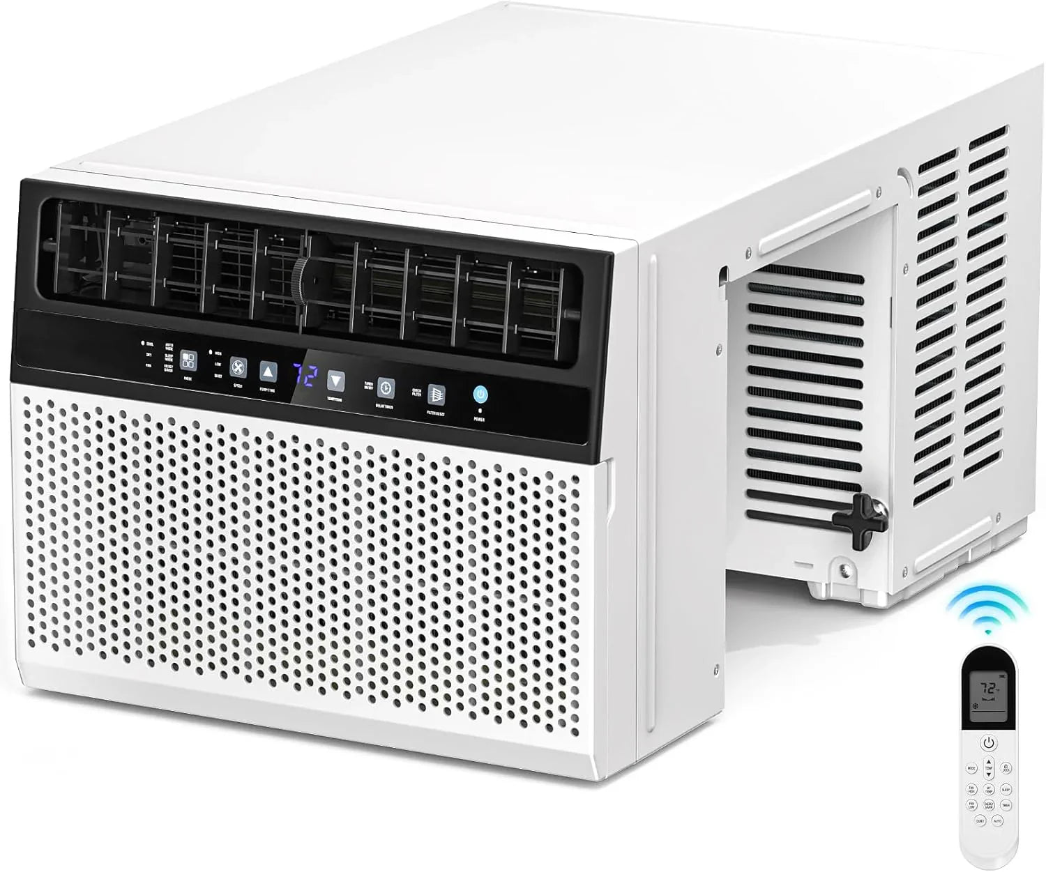 Antarctic Star 12,000 BTU U-Shaped Window Air Conditioner Unit Cools up to 550 Sq.Ft. with 6 Modes