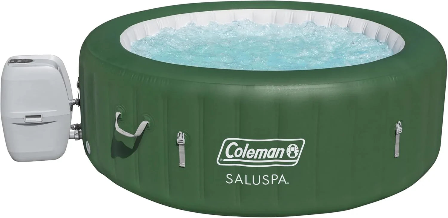 Bestway Palm Springs 4 to 6 Person EnergySense Smart AirJet Plus Inflatable Hot Tub Outdoor Spa