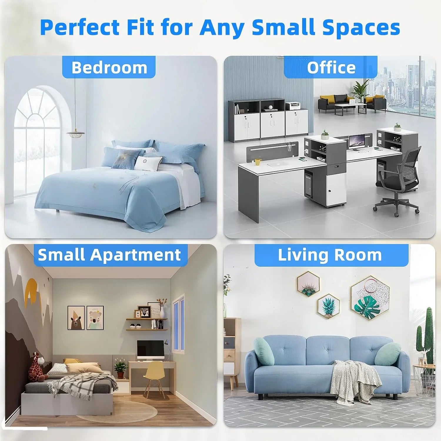 Antarctic Star 12,000 BTU U-Shaped Window Air Conditioner Unit Cools up to 550 Sq.Ft. with 6 Modes