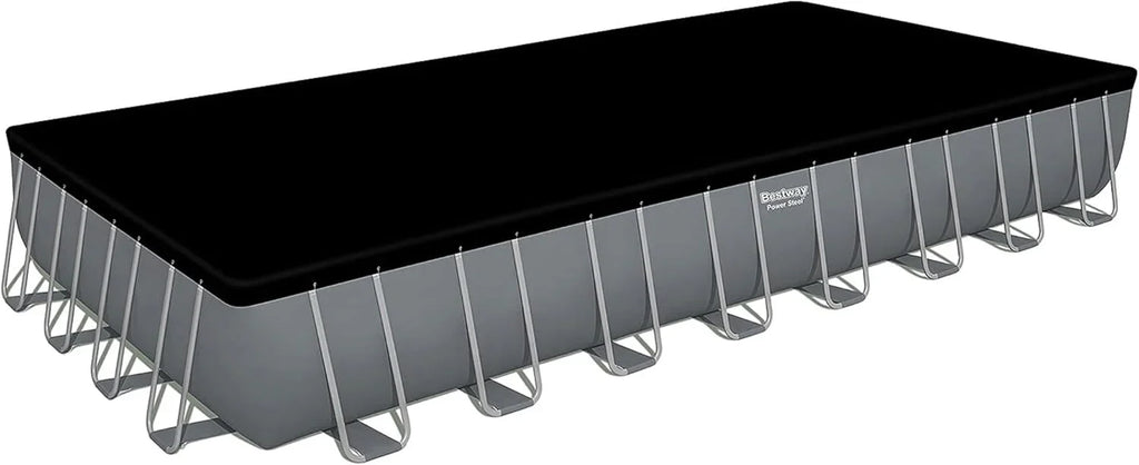 Power Steel 14' x 8'2" x 39.5" Oval Above Ground Pool Set Includes 530gal Filter Pump Ladder