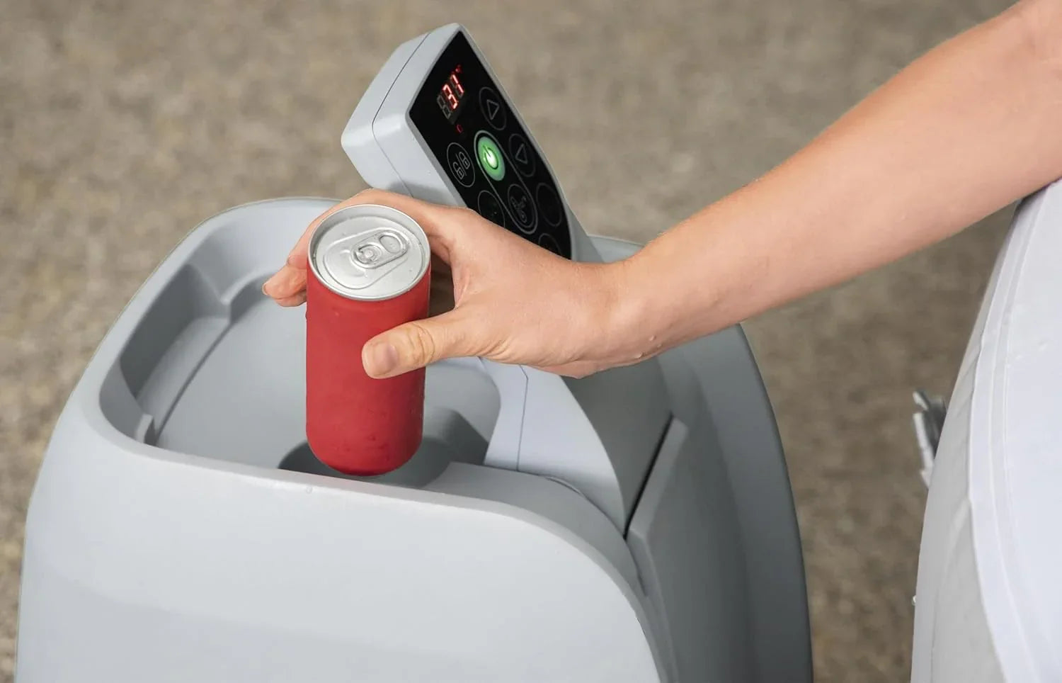 Bestway Palm Springs 4 to 6 Person EnergySense Smart AirJet Plus Inflatable Hot Tub Outdoor Spa