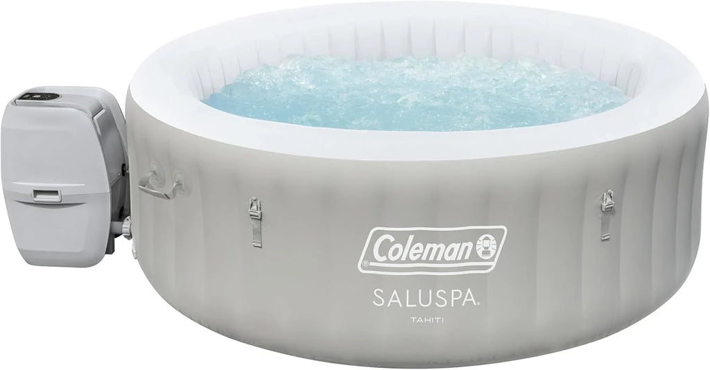 Bestway Palm Springs 4 to 6 Person EnergySense Smart AirJet Plus Inflatable Hot Tub Outdoor Spa