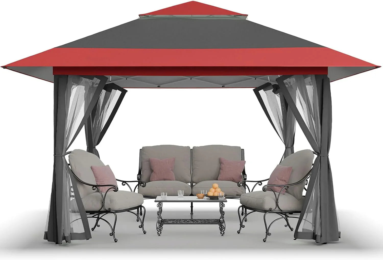CROWN SHADES 13x13 Pop Up Gazebo Canopy Tent Gazebos on Clearance Outdoor Gazebo