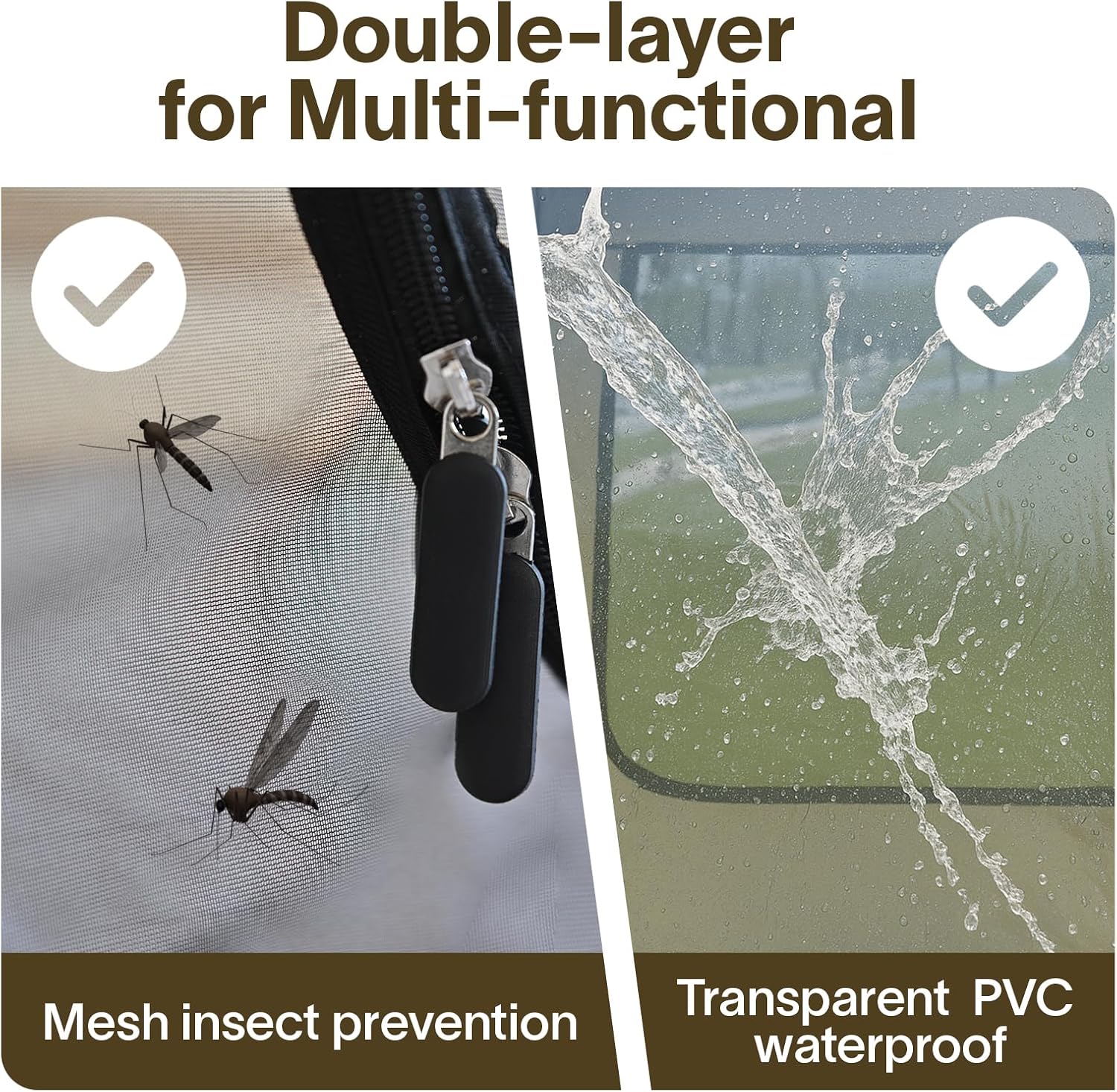 Alvantor Screen House Gazebo Pop Up Igloo Screened Canopy Tent with Mosquito Netting Sides