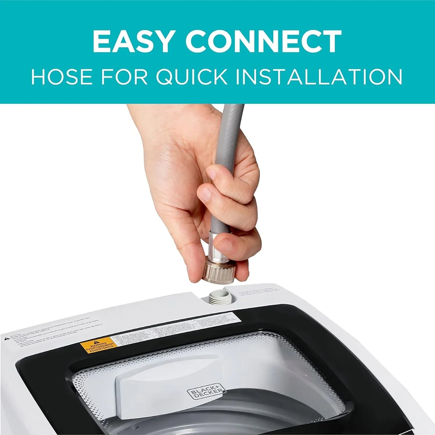 Portable Washer 6.6 lb. Capacity Washing Machine for Homes & Apartments 5 Wash Cycles