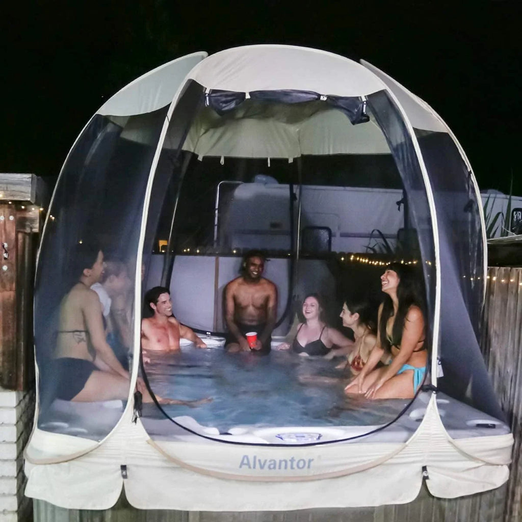 Alvantor Screen House Gazebo Pop Up Igloo Screened Canopy Tent with Mosquito Netting Sides
