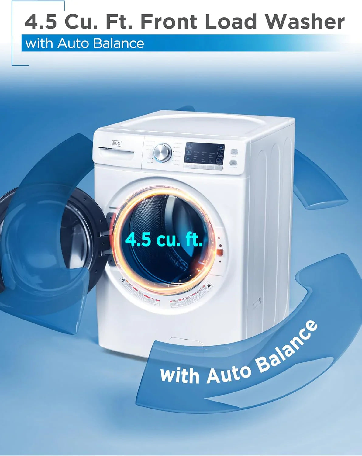 Portable Washer 6.6 lb. Capacity Washing Machine for Homes & Apartments 5 Wash Cycles