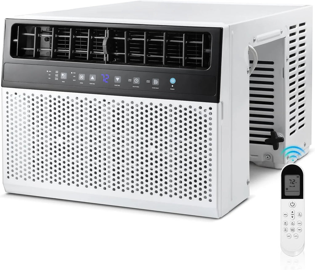 Antarctic Star 12,000 BTU U-Shaped Window Air Conditioner Unit Cools up to 550 Sq.Ft. with 6 Modes