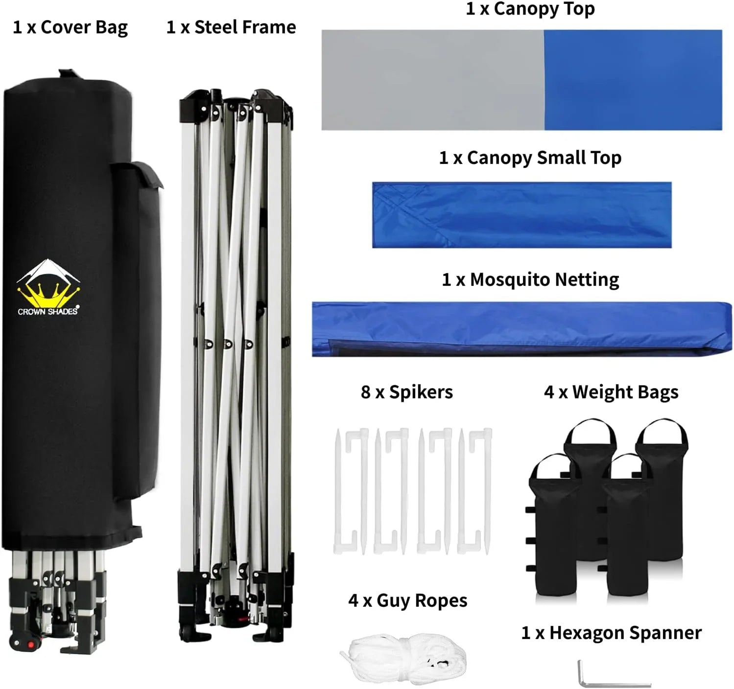 CROWN SHADES 13x13 Pop Up Gazebo Canopy Tent Gazebos on Clearance Outdoor Gazebo