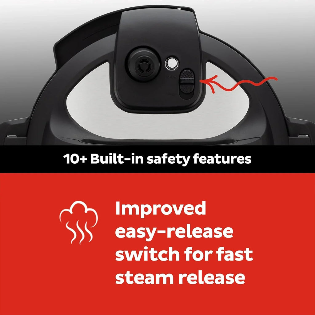 9-in-1 Multicooker Pressure Cooker Slow Cook Rice Maker Steamer Sauté Yogurt Warmer Sterilizer