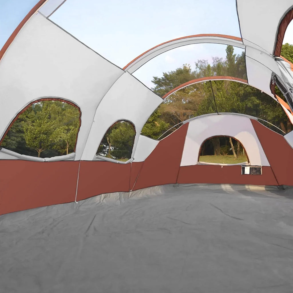 CAMPROS CP Tent 12-Person-Camping-Tents 3 Room Family Tents Waterproof Family Tent