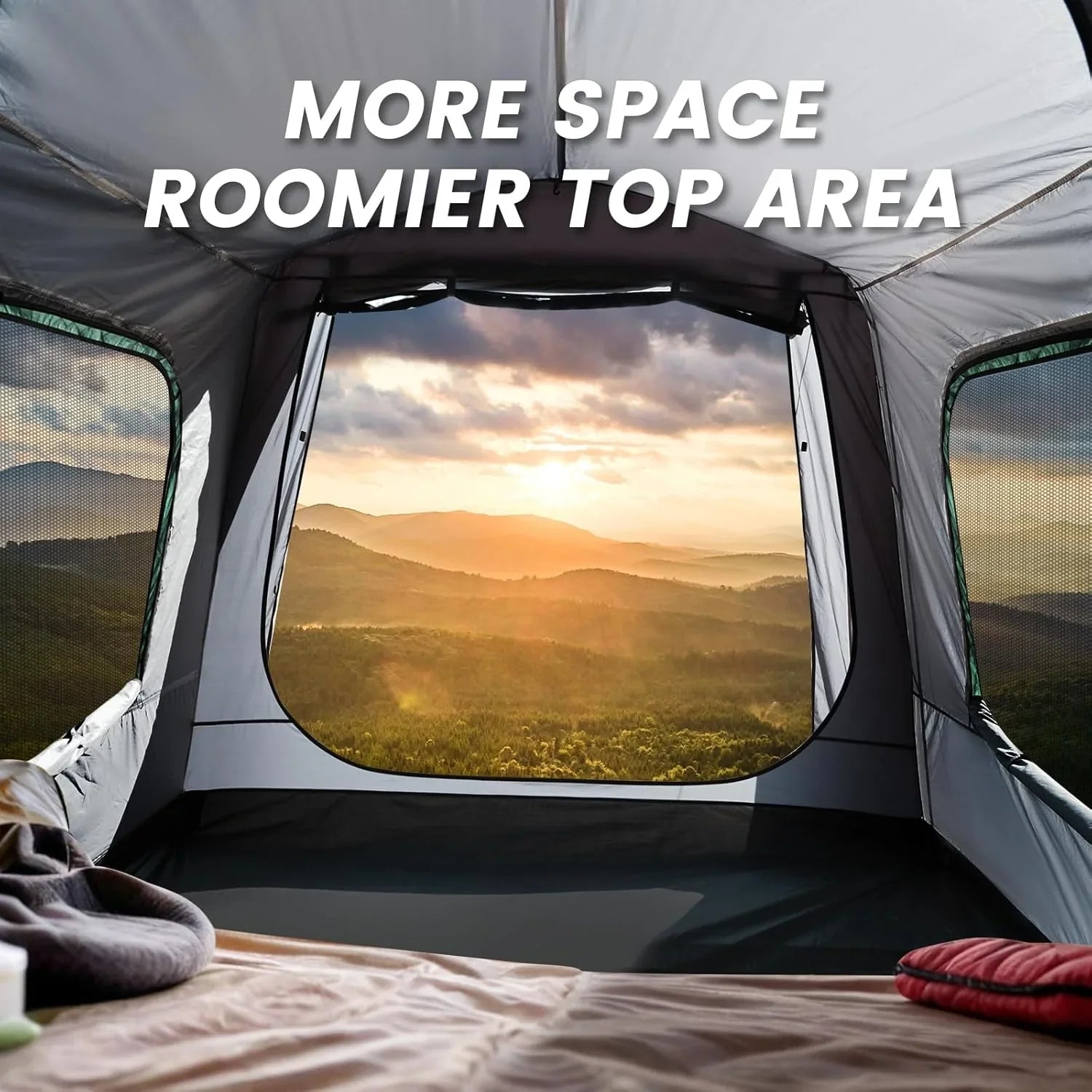 SUV Tent 5-9 Person Rectangle Car Tent for Family Waterproof Windproof for Car Camping Tents