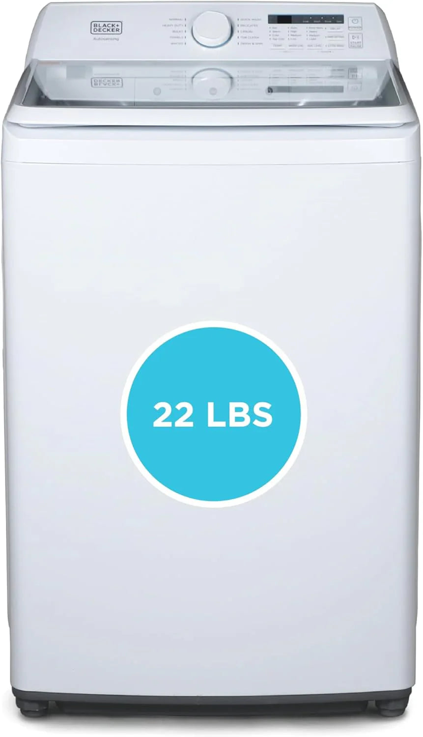 Portable Washer 6.6 lb. Capacity Washing Machine for Homes & Apartments 5 Wash Cycles