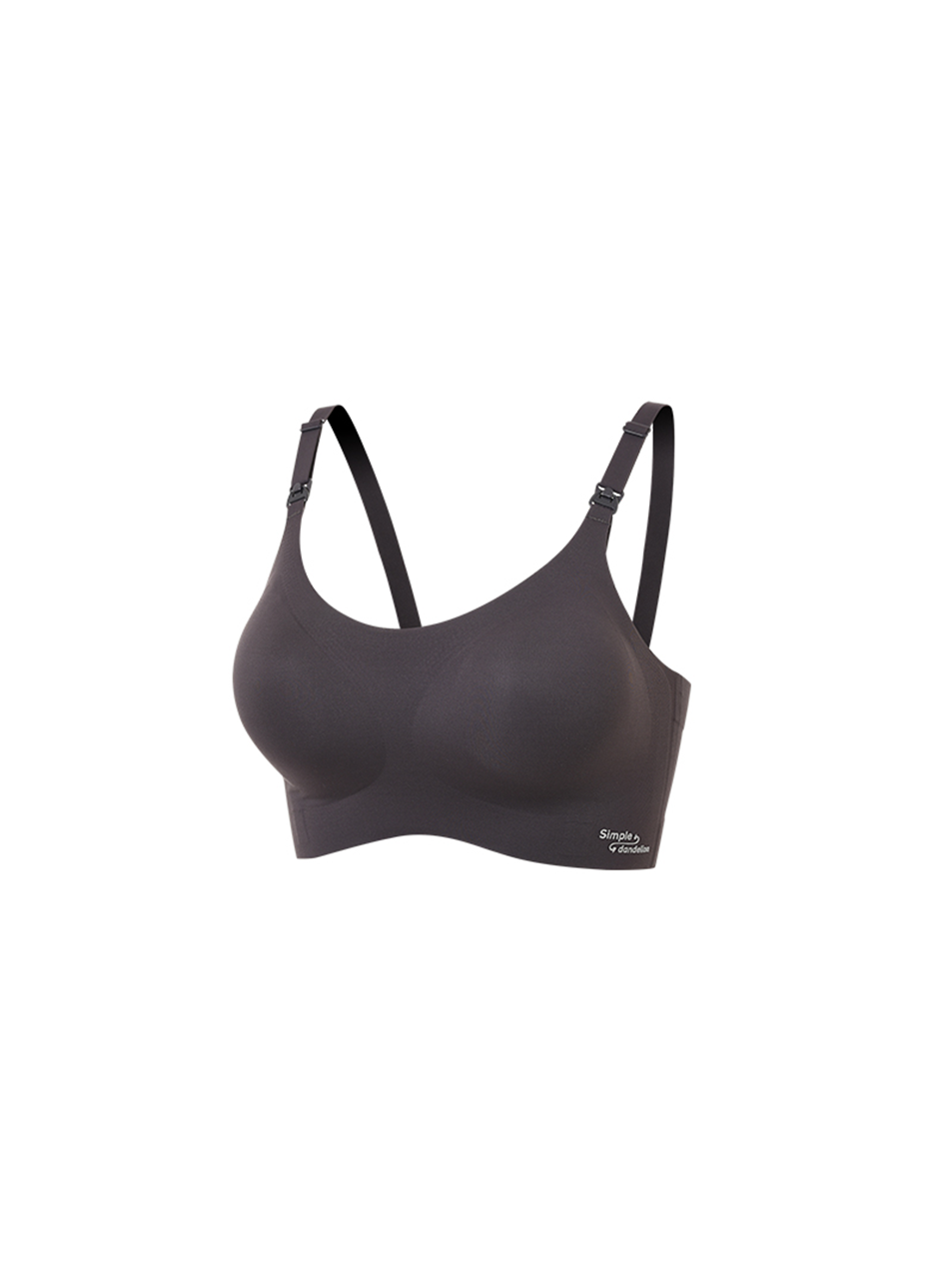 Maternity Seamless Nursing Bra Solid Color