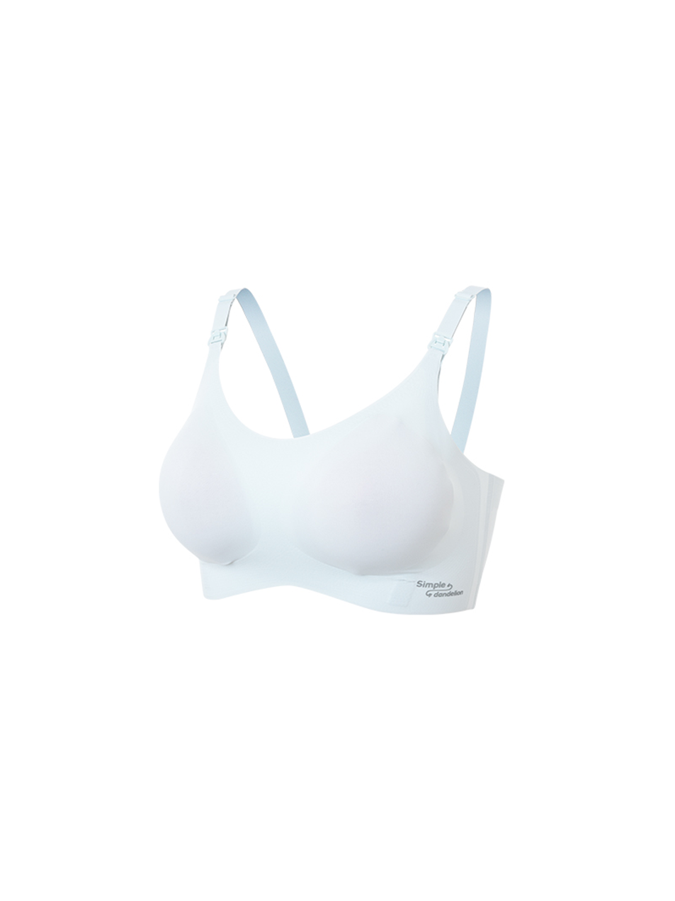 Maternity Seamless Nursing Bra Solid Color