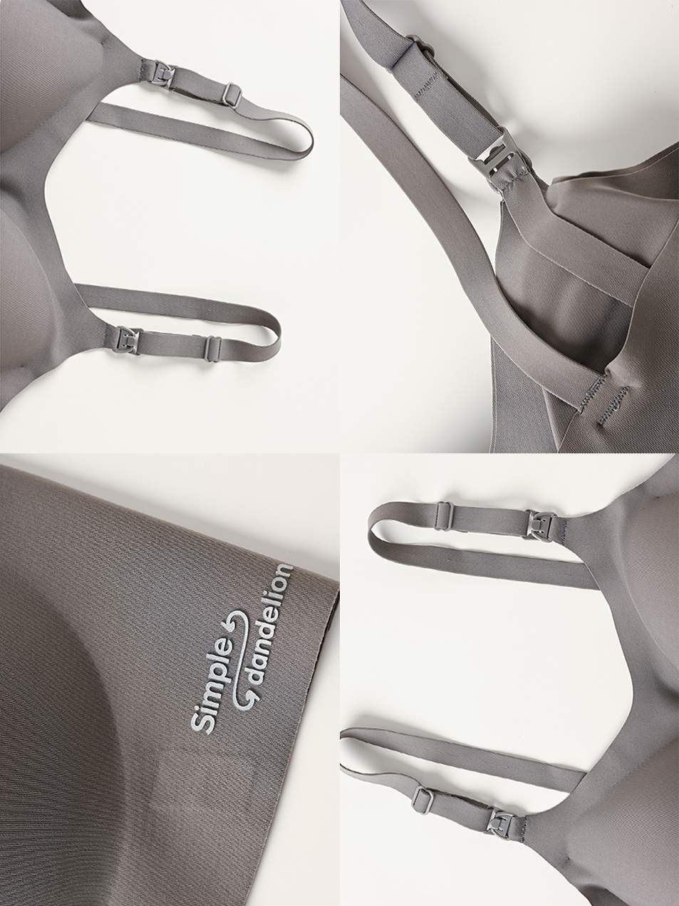 Maternity Seamless Nursing Bra Solid Color