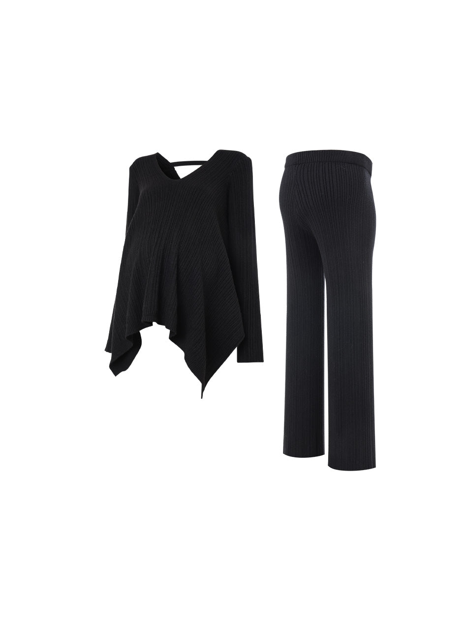 Pregnant Women 3-Piece Set, Solid Long Sleeve Top and Pants, Minimalist Casual Maternity Wear