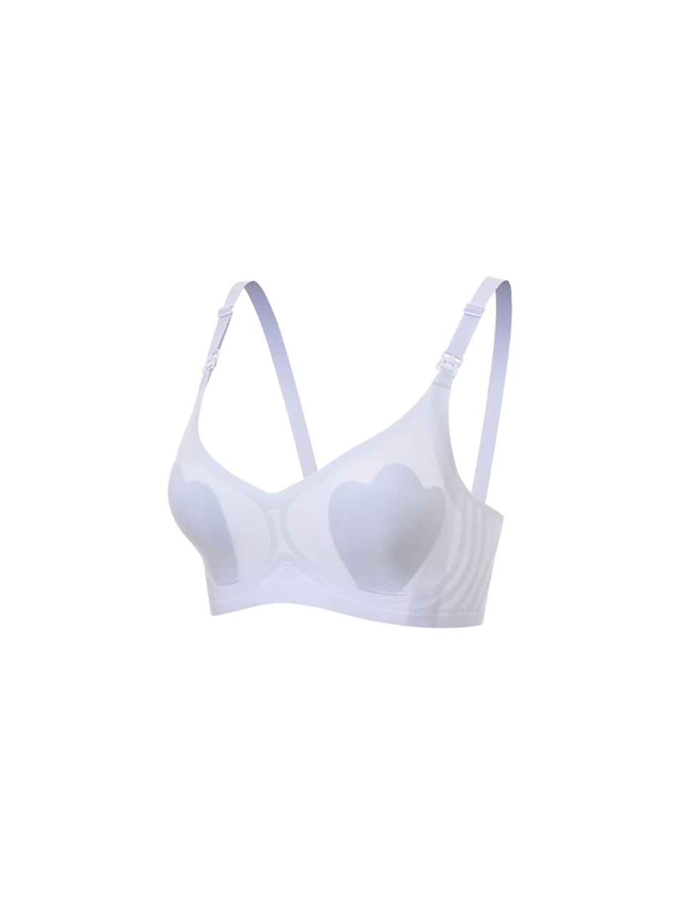 Maternity Comfortable And Easy-To-Disassemble Seamless Nursing Bra Blue