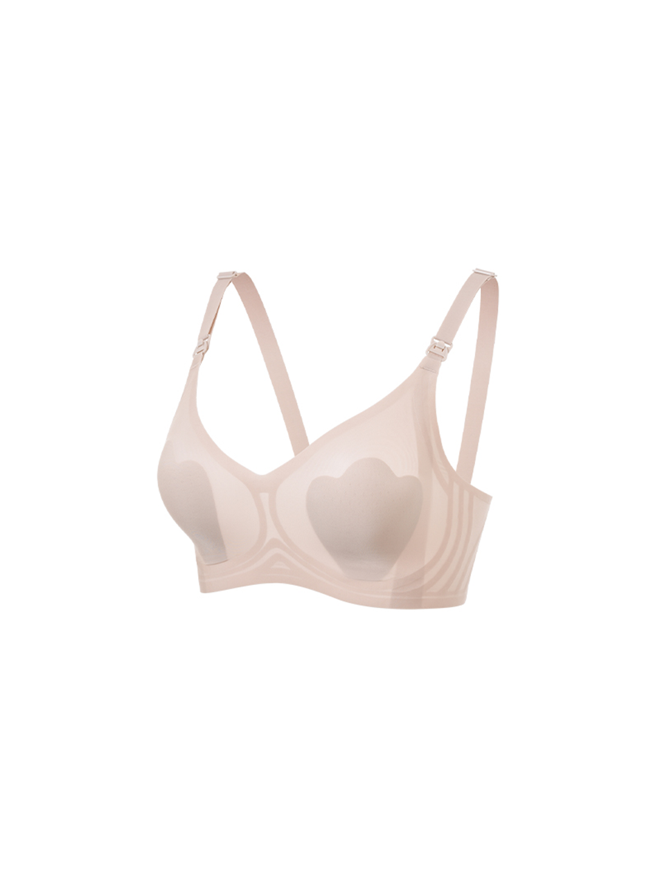 Maternity Comfortable And Easy-To-Disassemble Seamless Nursing Bra Purple