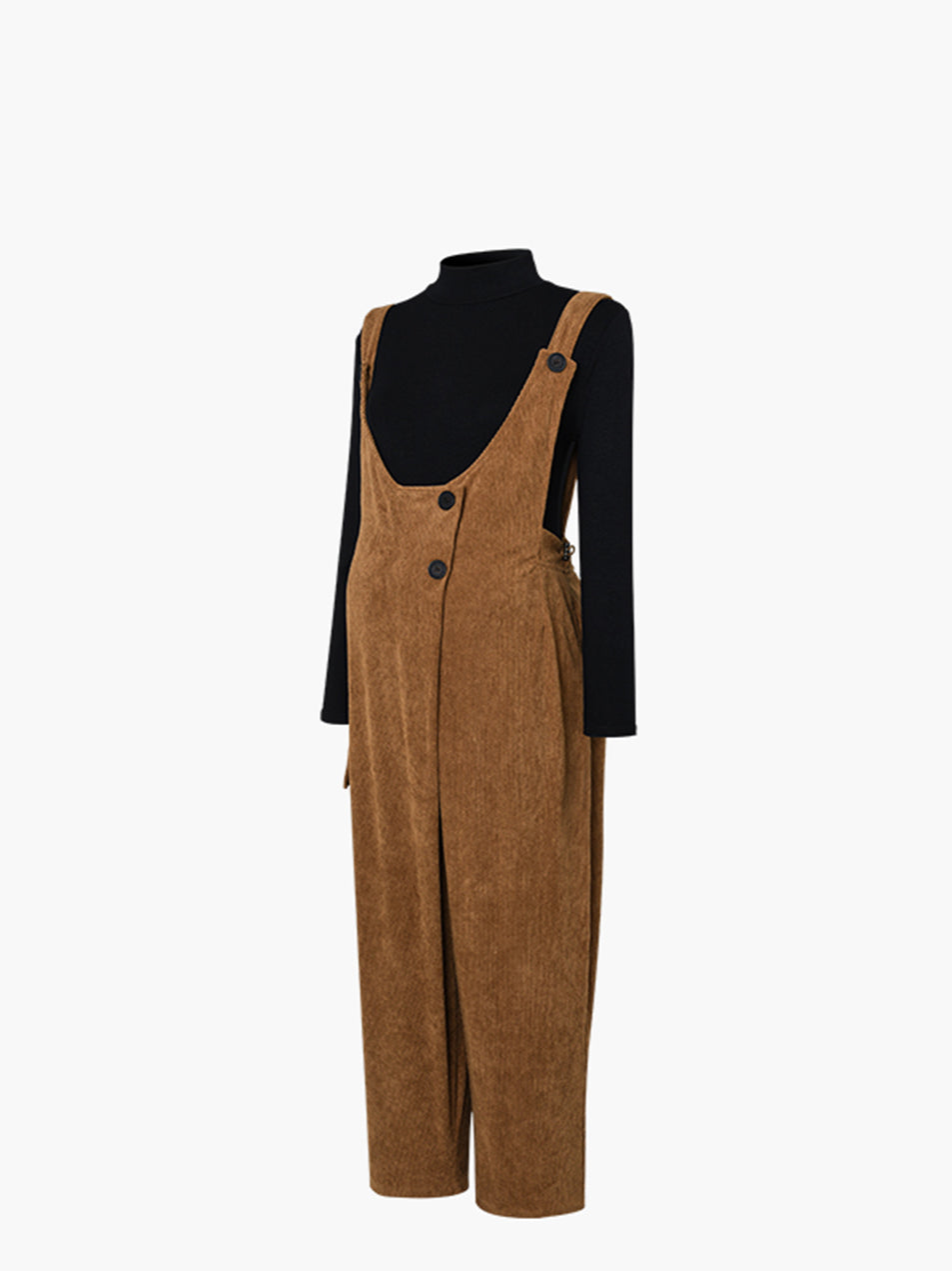 Maternity Casual Loose Overalls, Matching Top For Pregnant Women