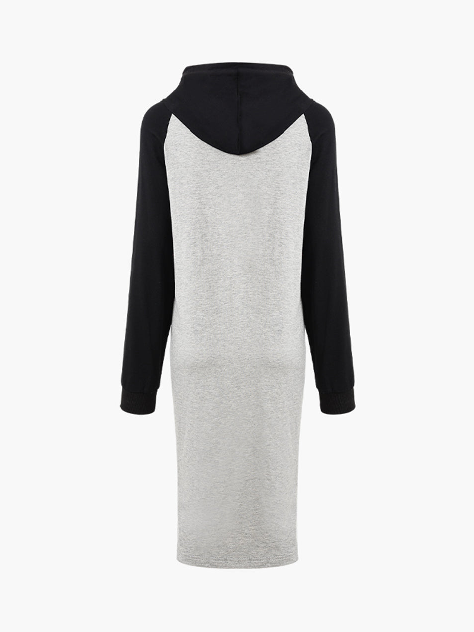 Maternity Long Sleeve Drawstring Hooded Fitted Casual Letter Printed Dress